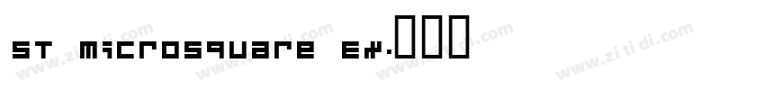 ST MicroSquare Ex字体转换